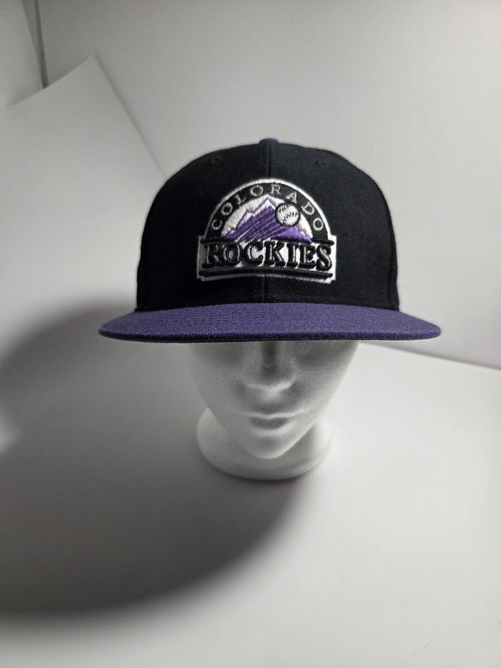 Vintage Colorado Rockies Snapback Hat - 90s MLB Team Logo Cap